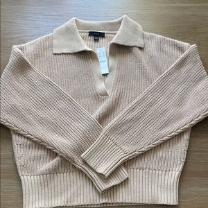 J. Crew beige V-Neck Sweater